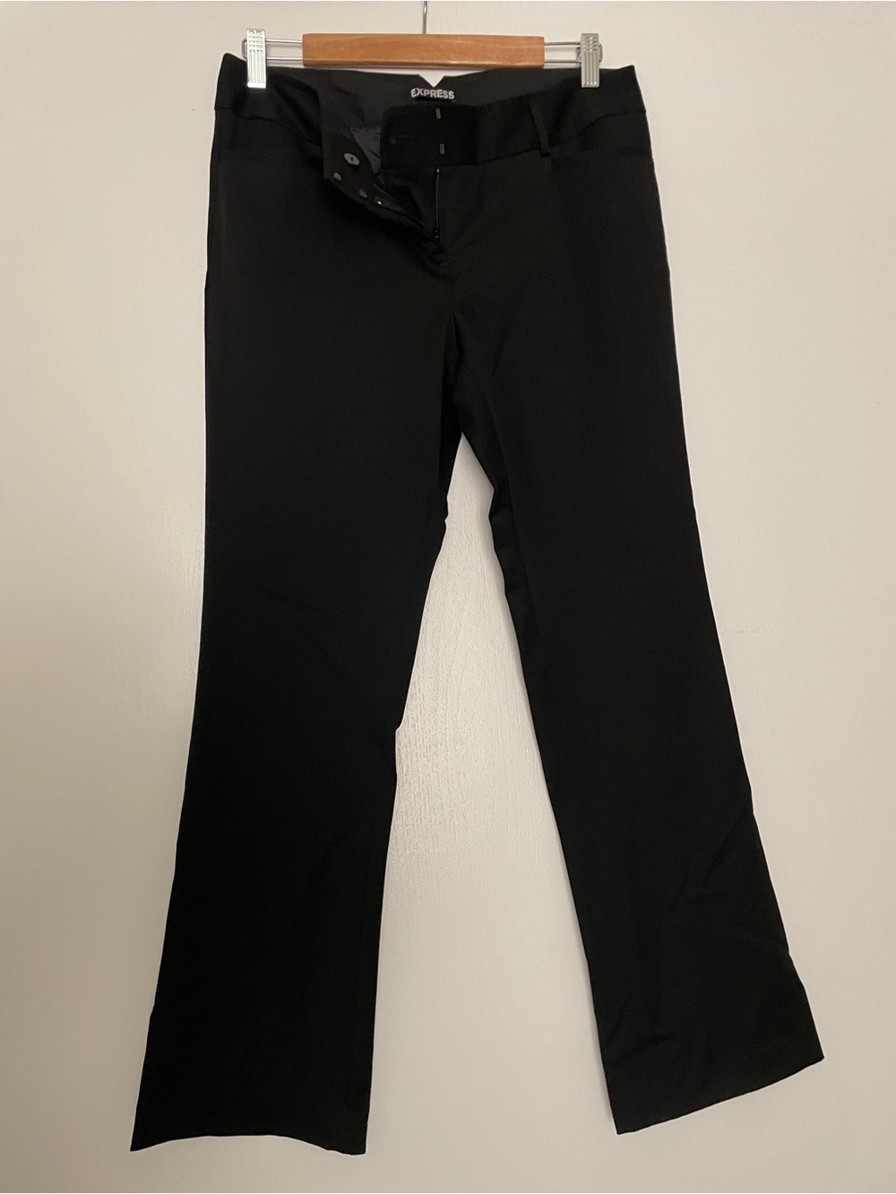 Black Express Columnist Pants Size 8 Short